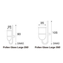 ADA Pollen Glass Large detail - CO2 diffusor