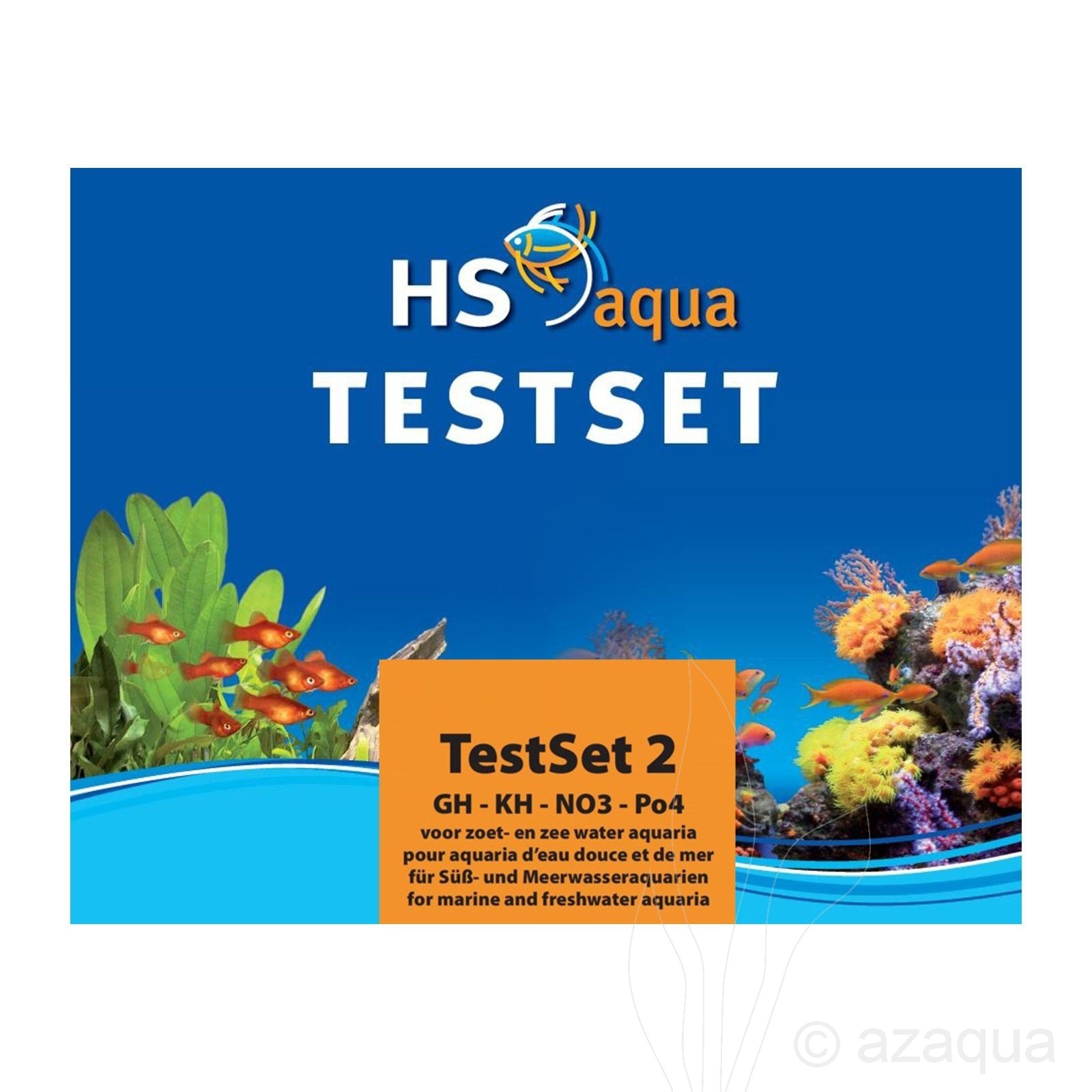 HS aqua TESTSET 2 GH/KH/NO3/PO4