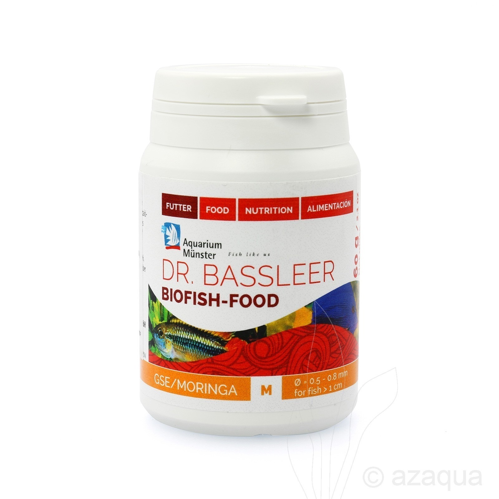 Dr.Bassleer Biofish Food GSE/Moringa M - 60gram