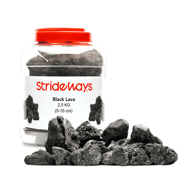 Strideways Black Lava Stone - Bottle Pack