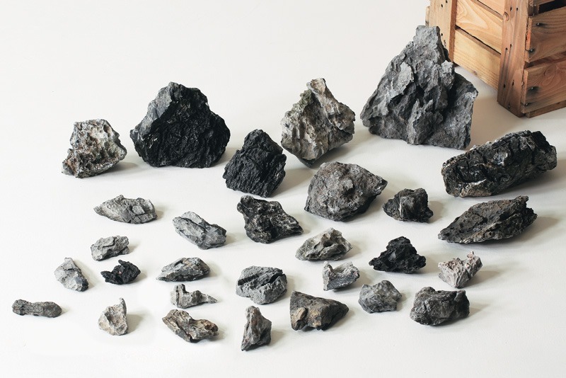 verschillende groottes stenen